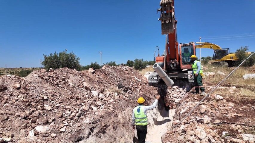 ŞUSKİ Halfeti’de İçme Suyu ve Kanalizasyon Hatlarını Yeniliyor!