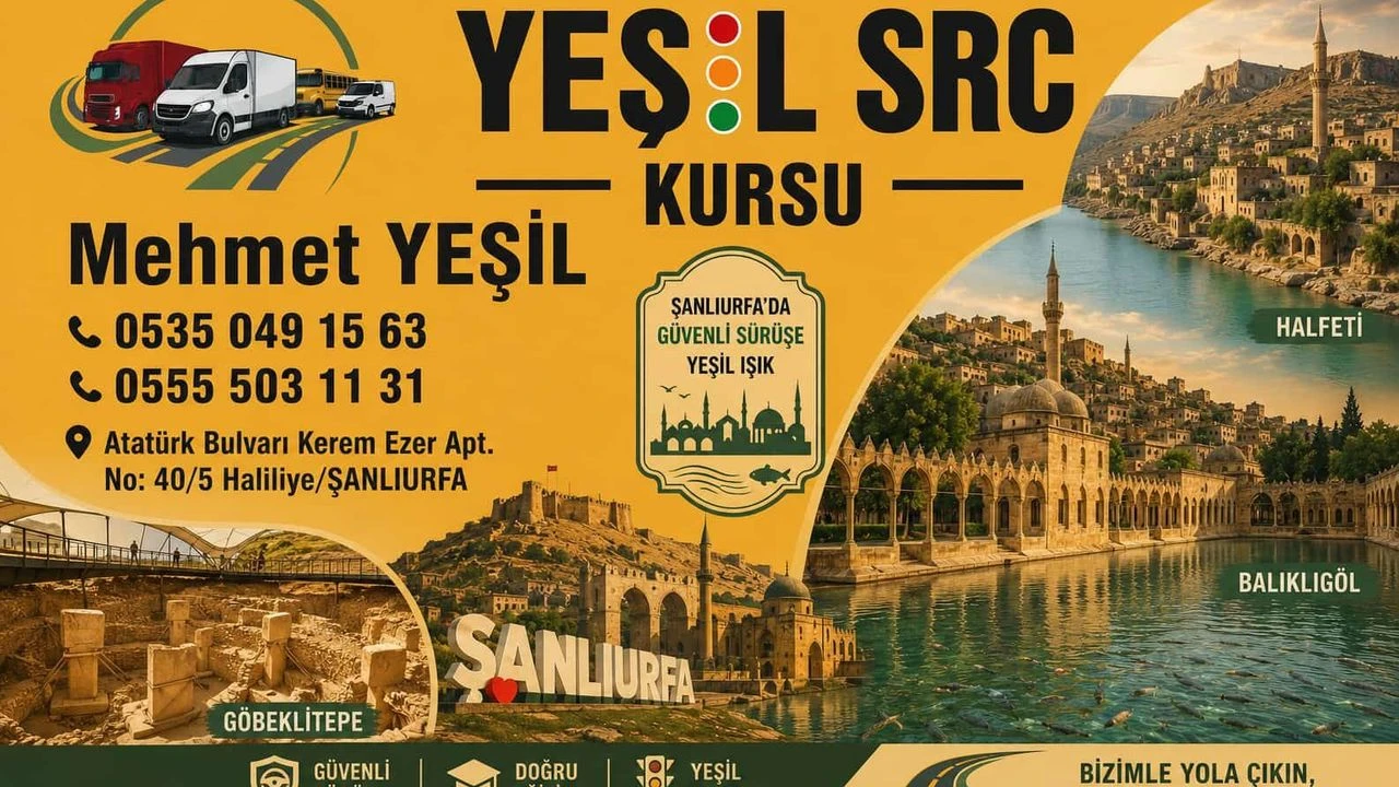 Şanlıurfa'da Sürücülere Kritik Uyarı! SRC Belgesi Olmadan Yola Çıkmayın