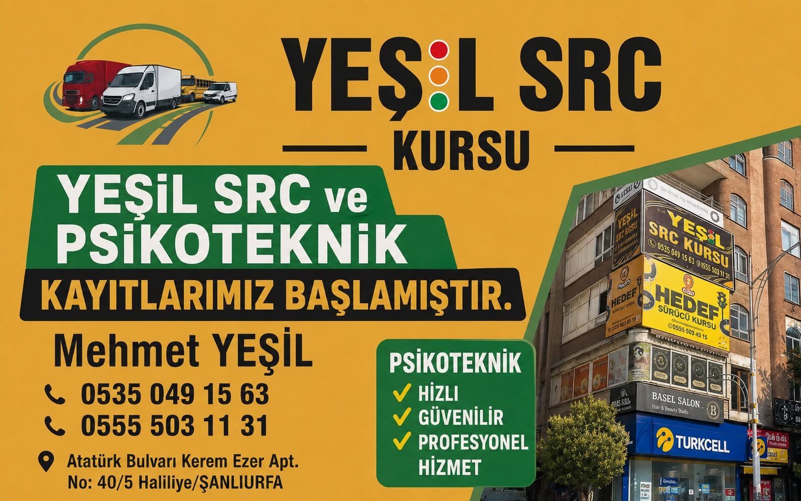 Yeşil SRC Kursu'ndan Belgesiz Sürücülere Dikkat Çeken Çağrı
