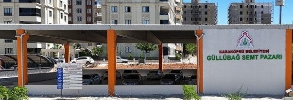 Karaköprü Belediyesi'nden Güllübağ'a Modern Pazar Yeri!
