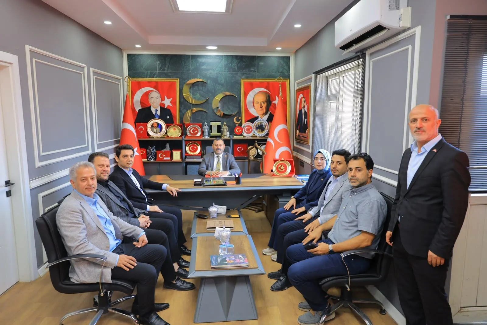 Cevahir Asuman Yazmacı'dan MHP Şanlıurfa İl Başkanlığına Hayırlı Olsun Ziyareti