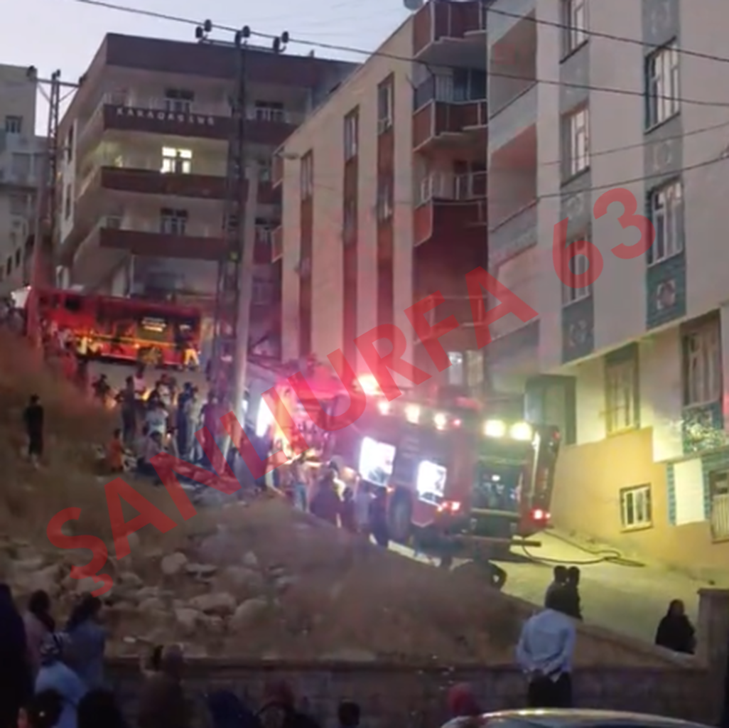 Şanlıurfa'da Panik Dolu Anlar! Evde Çıkan Yangın Korkuttu