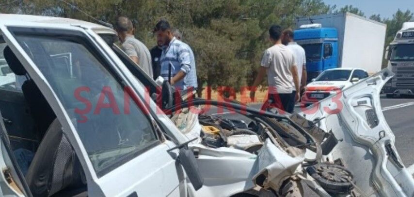 Viranşehir-Ceylanpınar Yolunda Feci Kaza! 2 Yaralının Durumu Ağır