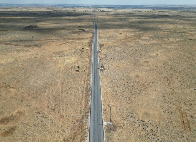 Şanlıurfa Siverek’te 5 Kilometrelik Yol Yenilendi (1)