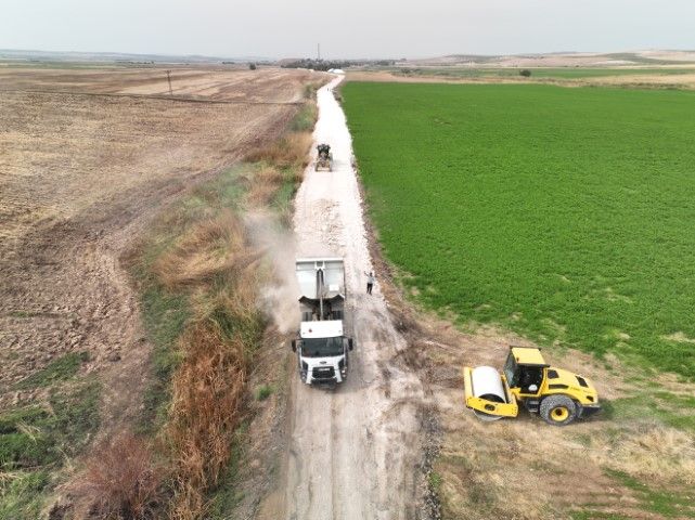 Şanlıurfa Karaköprü’de 11 Kilometrelik Yol Çalışması Başladı (2)