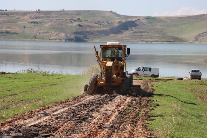 Şanlıurfa’da 18 Kilometrelik Feribot Yolunda Çalışmalar Başladı (3)