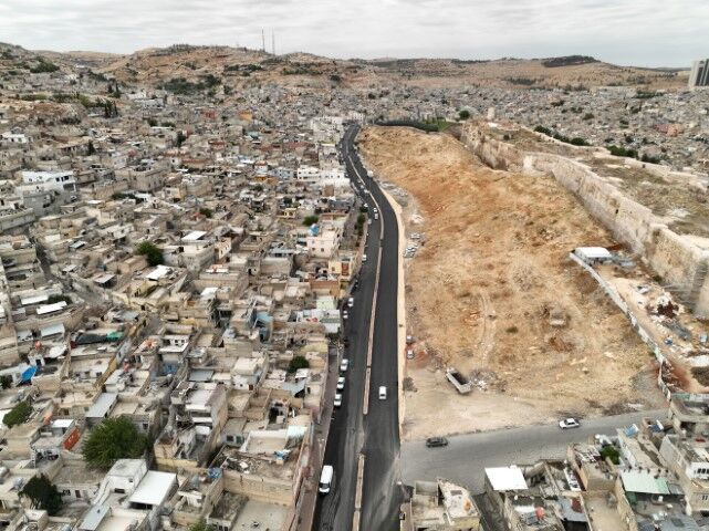 Şanlıurfa’da Kültür Ve Turizm Yolu’nda Sıcak Asfalt Çalışması Tamamlandı-1